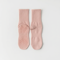 Clean studio pink grip socks