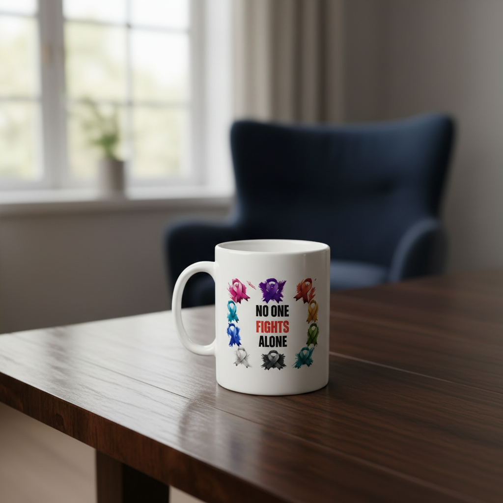 No One Fights Alone Mug
