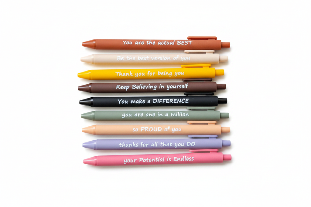 White Background Pens