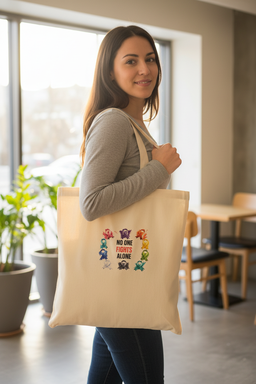 Woman Wearing Tote