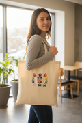 Woman Wearing Tote